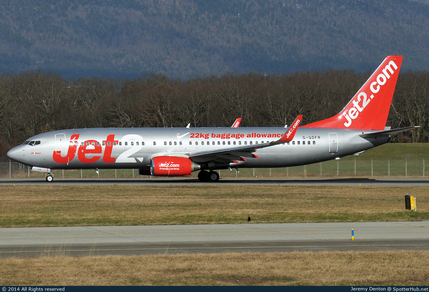 Photo of G-GDFR - Boeing 737-8Z9 operated by Jet2