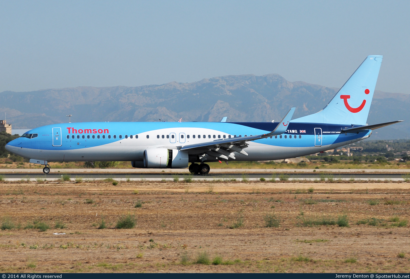 Photo of G-TAWG - Boeing 737-8K5 operated by Thomson Airways