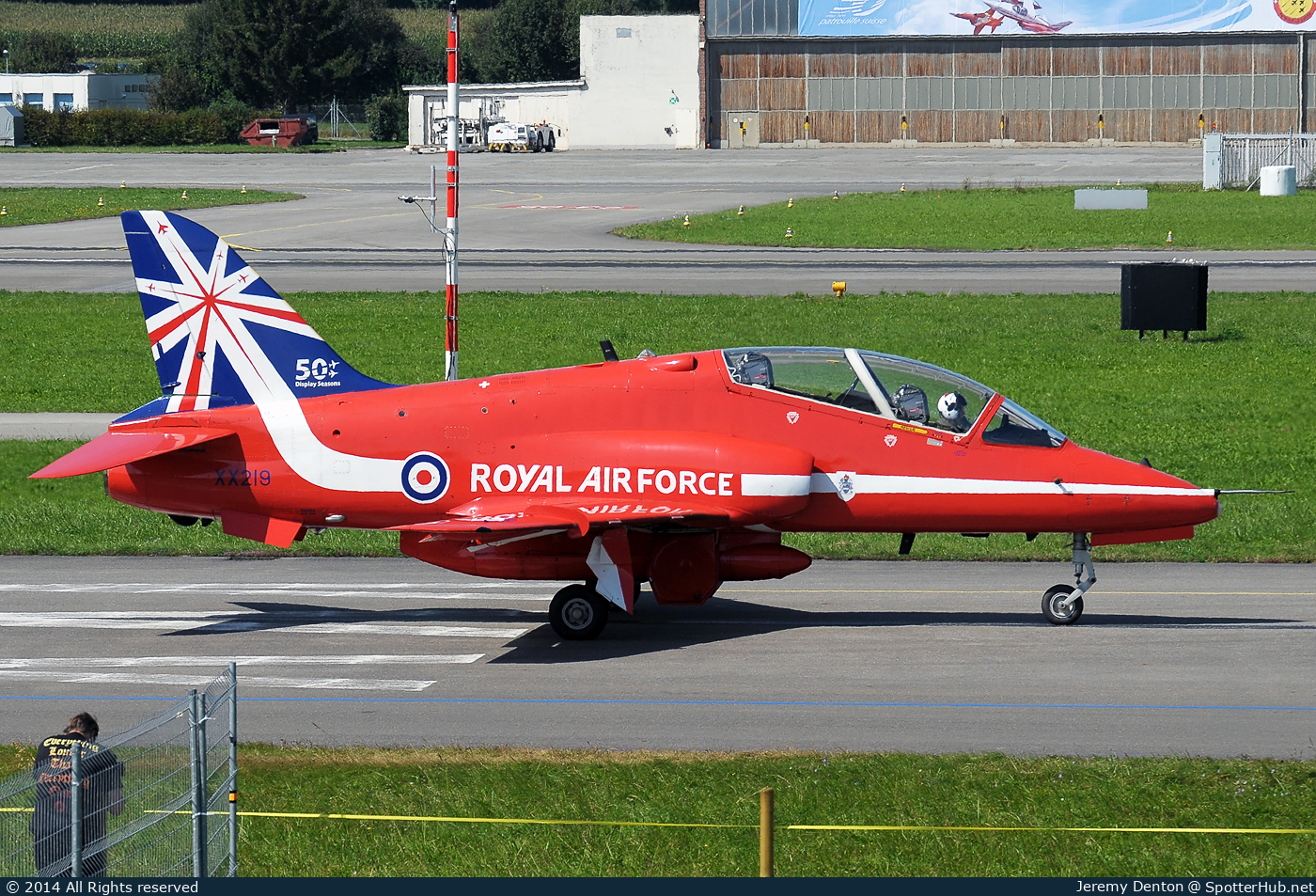 Photo of XX219 - British Aerospace Hawk T1A operated by Royal Air Force