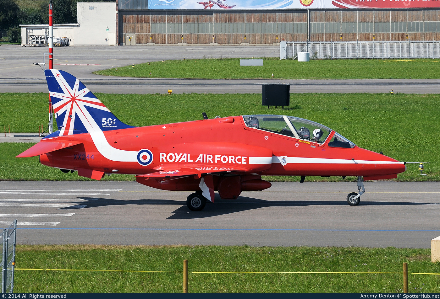 Photo of XX244 - British Aerospace Hawk T1 operated by Royal Air Force
