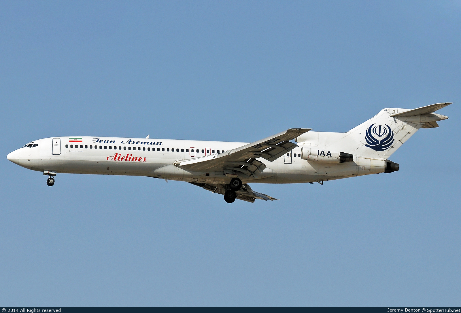 Photo of EP-ASA - Boeing 727-228(Adv) operated by Iran Aseman Airlines
