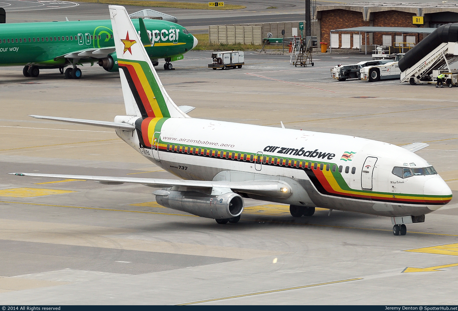Photo of Z-WPA - Boeing 737-2N0(Adv) operated by Air Zimbabwe