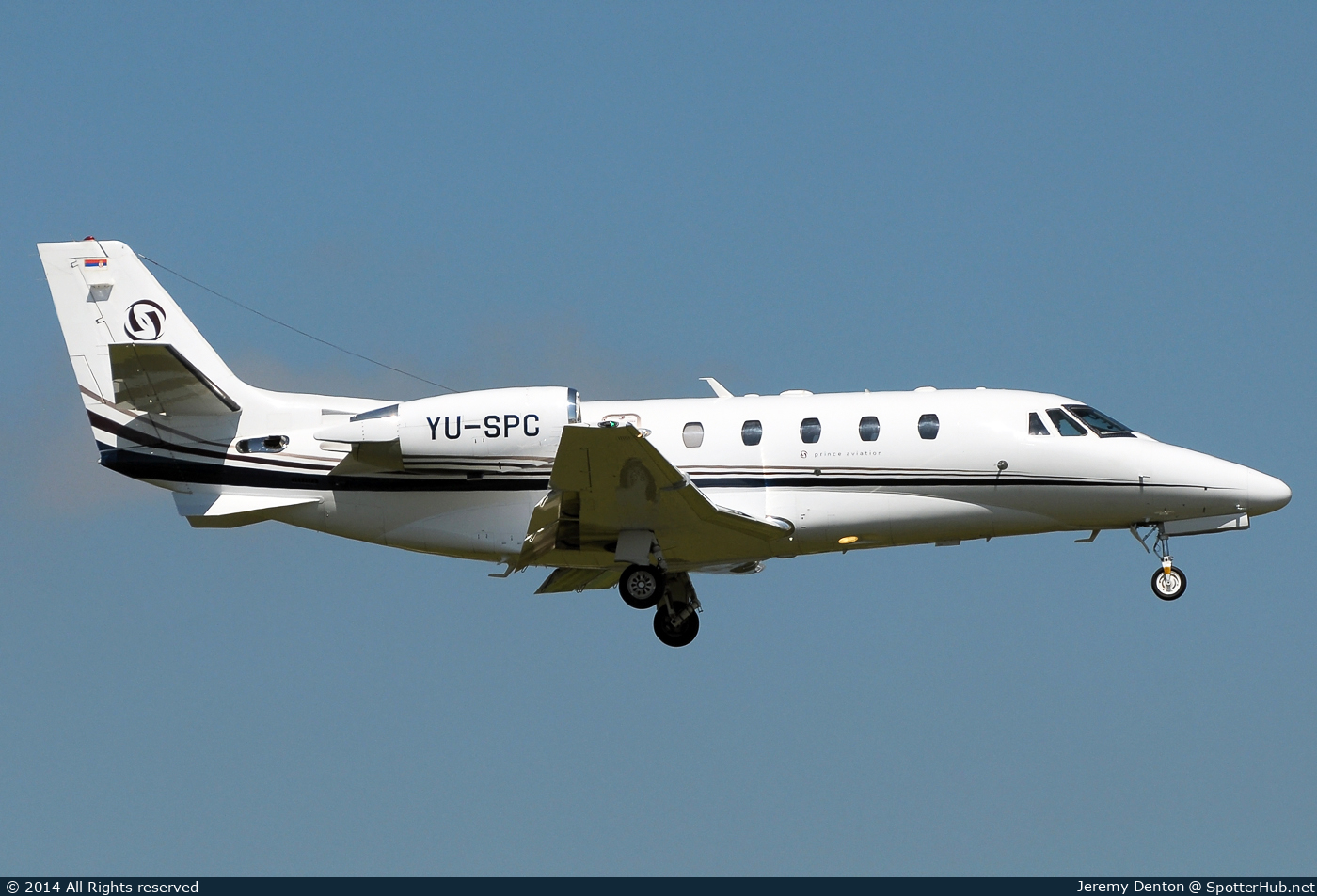 Photo of YU-SPC - Cessna 560XL Citation XLS+ operated by Prince Aviation