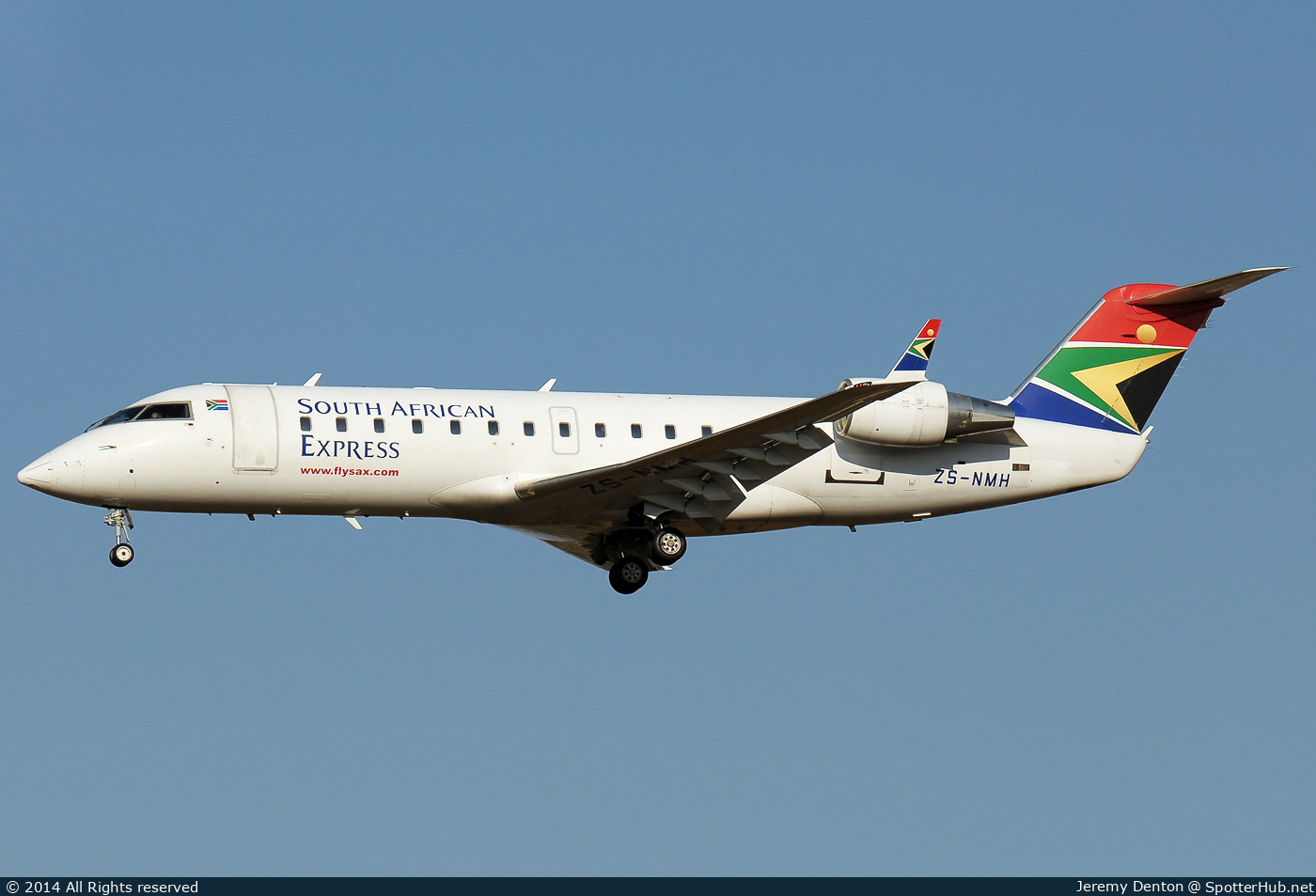 Photo of ZS-NMH - Bombardier CRJ-200ER operated by South African Express Airways