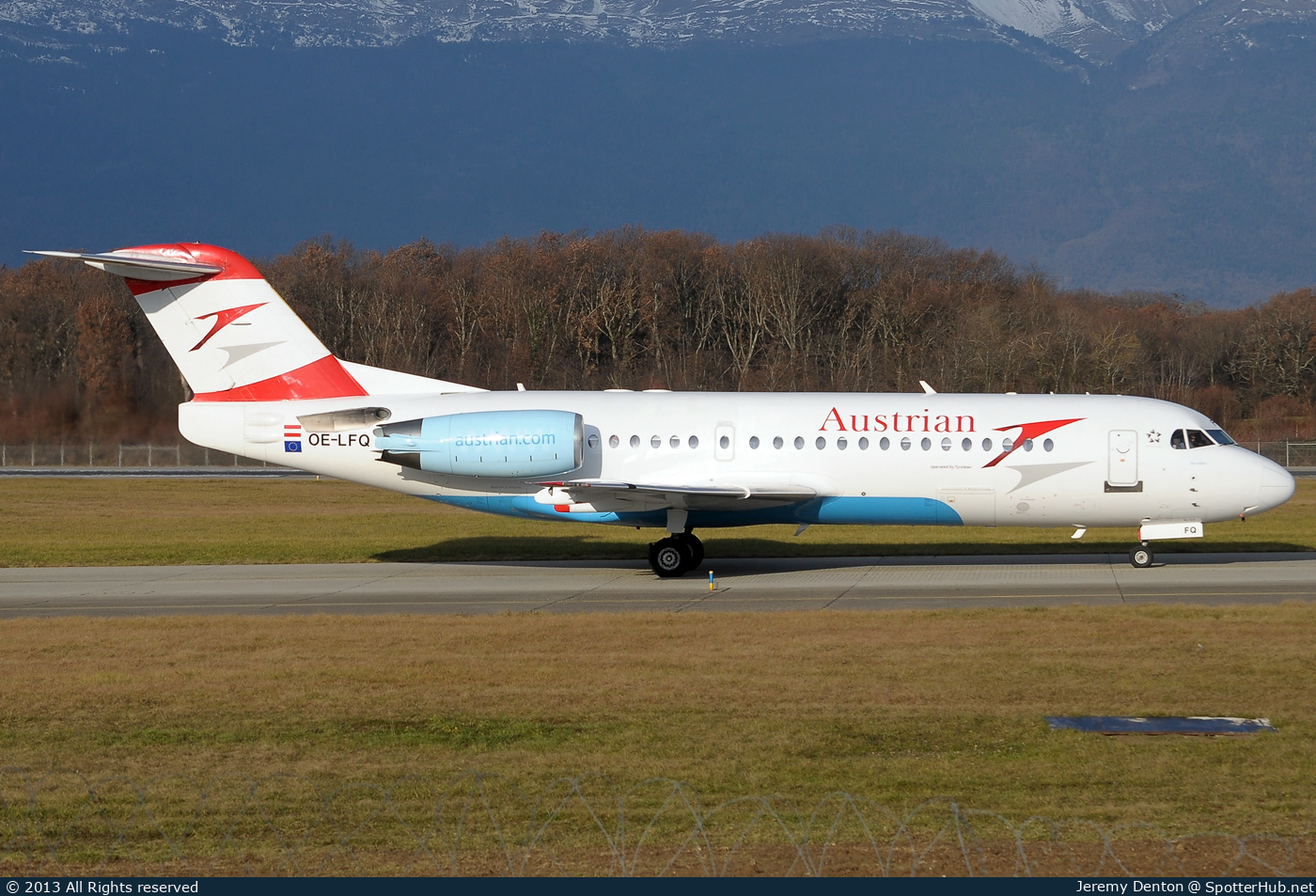 Photo of OE-LFQ - Fokker 70 operated by Austrian Airlines