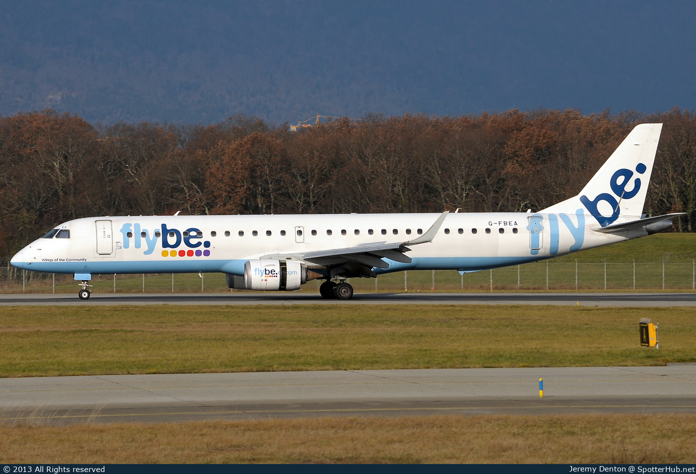 Photo of G-FBEA - Embraer ERJ-195LR operated by flybe