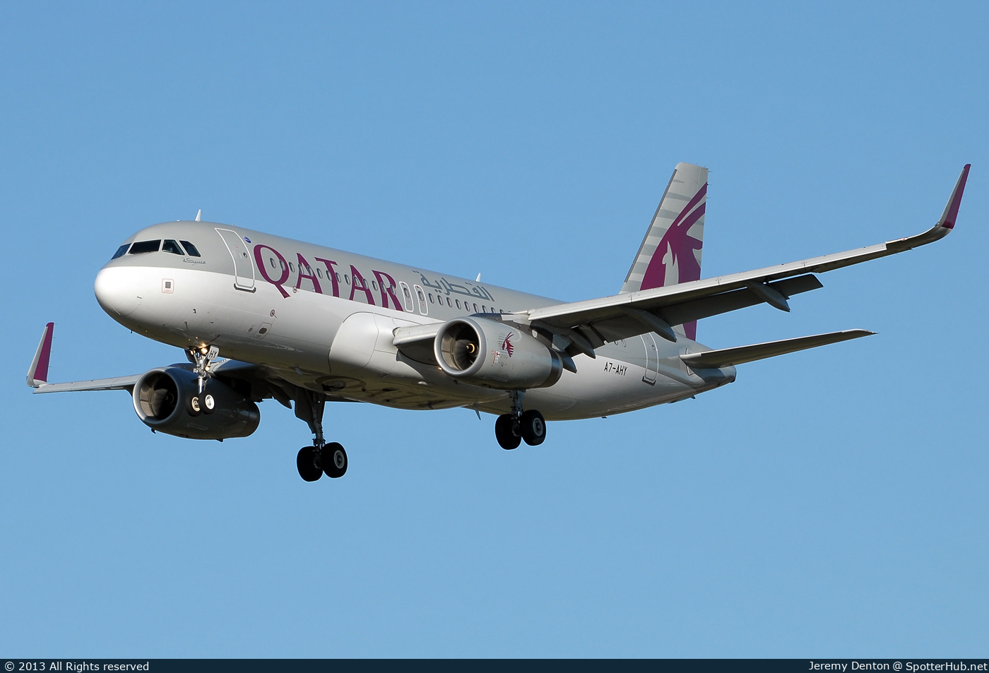 Photo of A7-AHY - Airbus A320-232 operated by Qatar Airways
