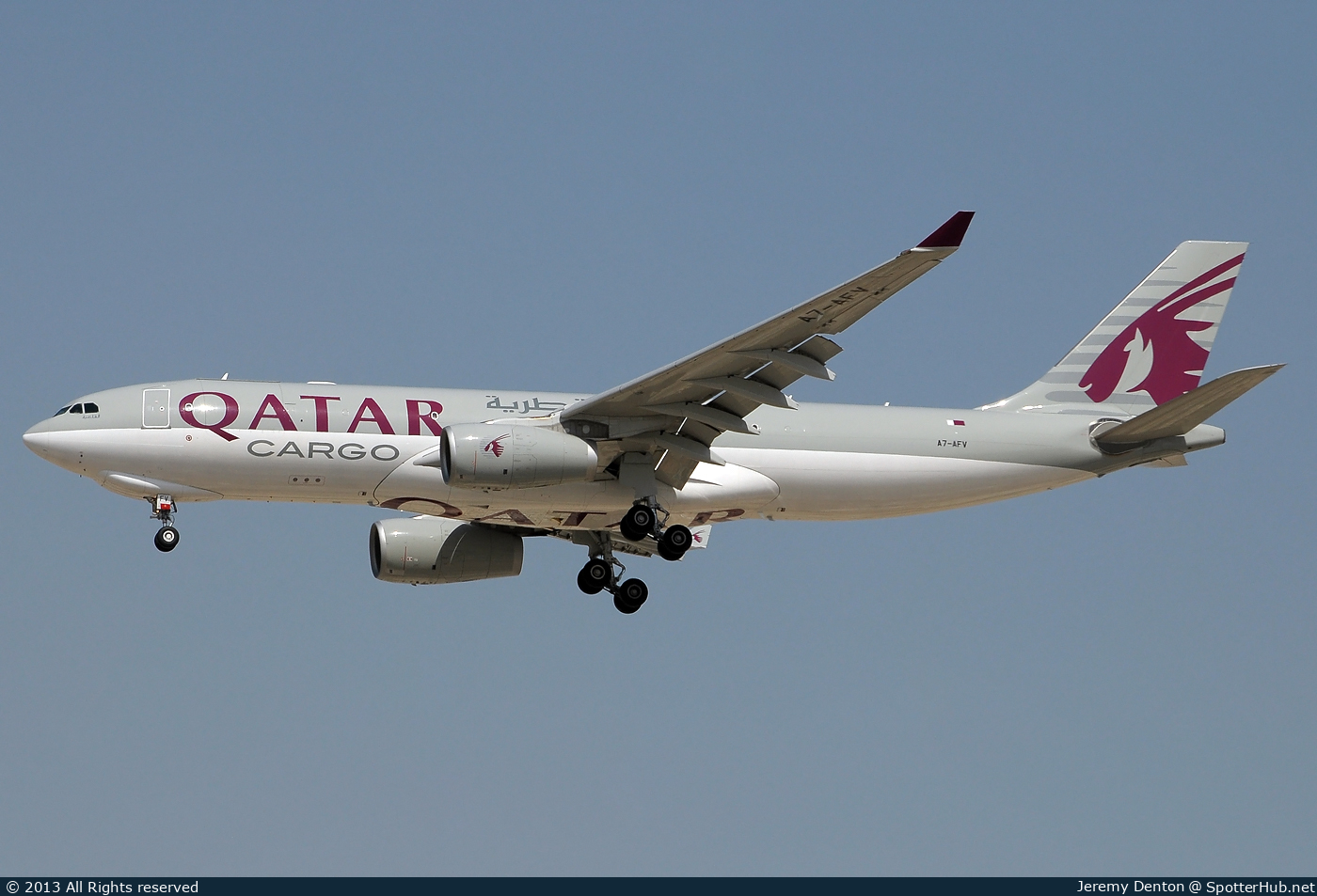 Photo of A7-AFV - Airbus A330-243F operated by Qatar Airways Cargo
