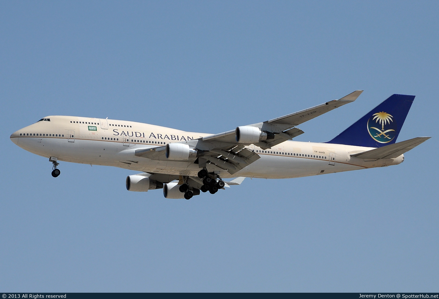 Photo of TF-AAD - Boeing 747-4H6 operated by Saudi Arabian Airlines (opb Air Atlanta Icelandic)