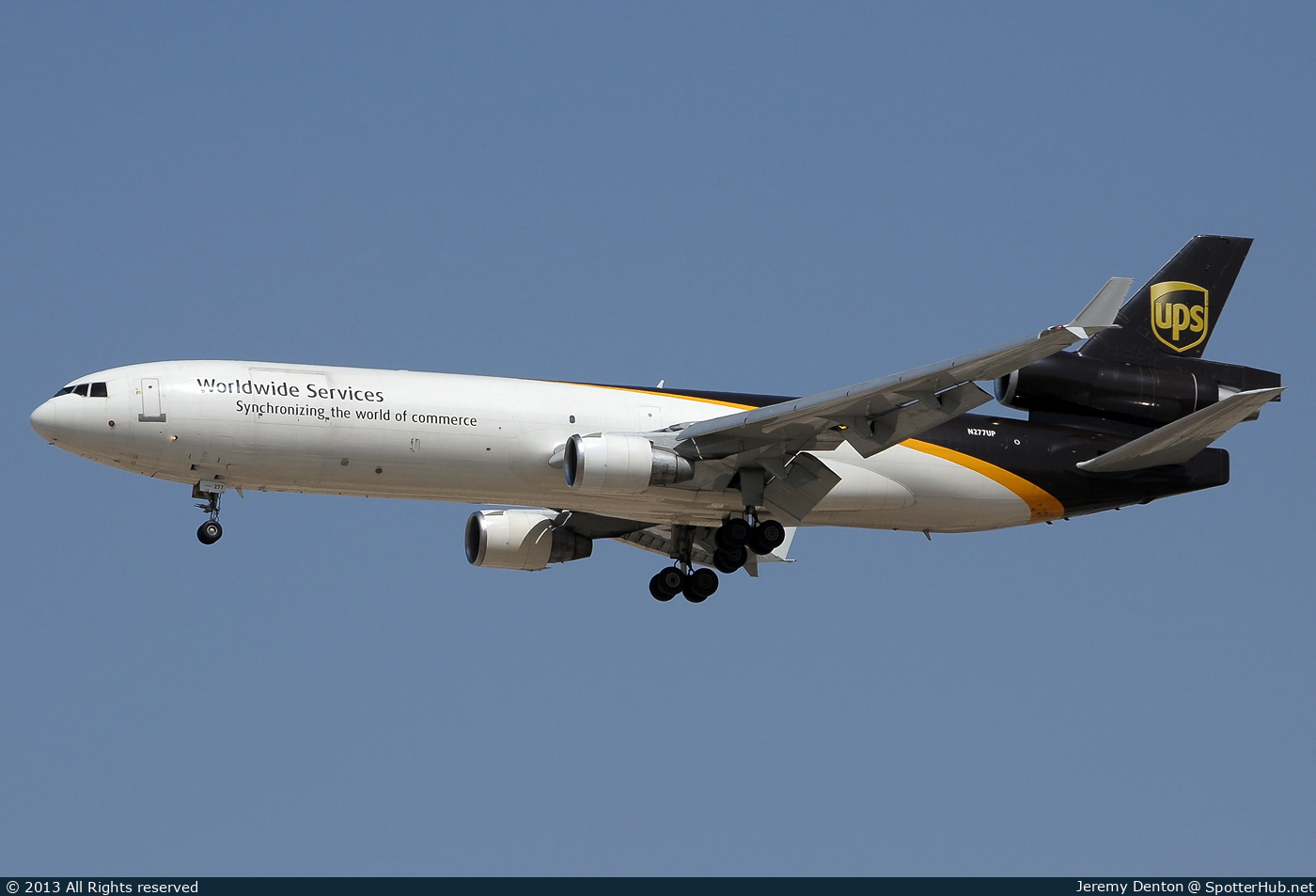 Photo of N277UP - McDonnell Douglas MD-11(F) operated by UPS United Parcel Service