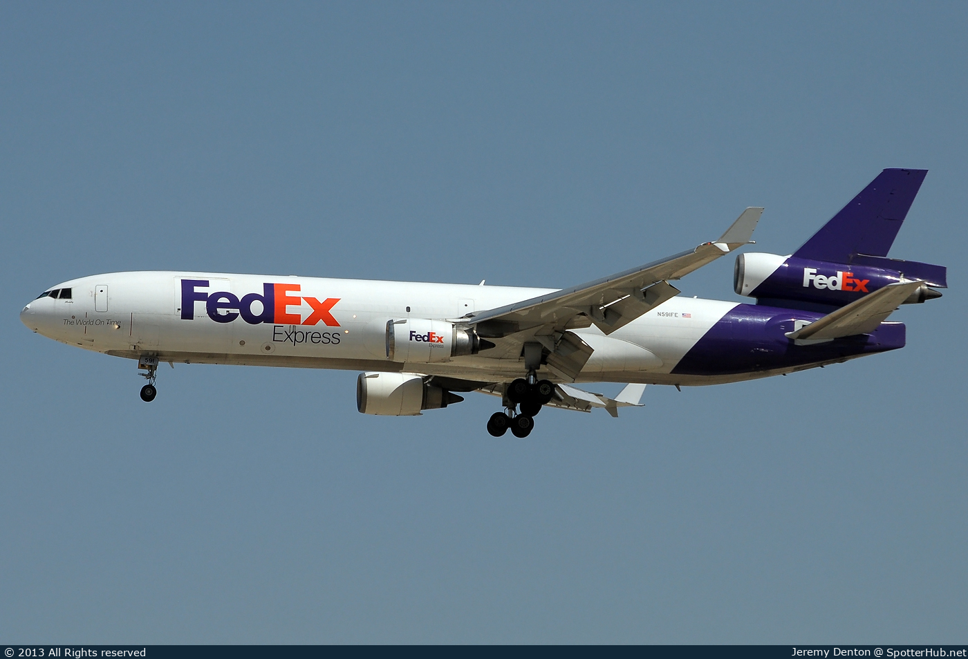 Photo of N591FE - McDonnell Douglas MD-11(F) operated by FedEx