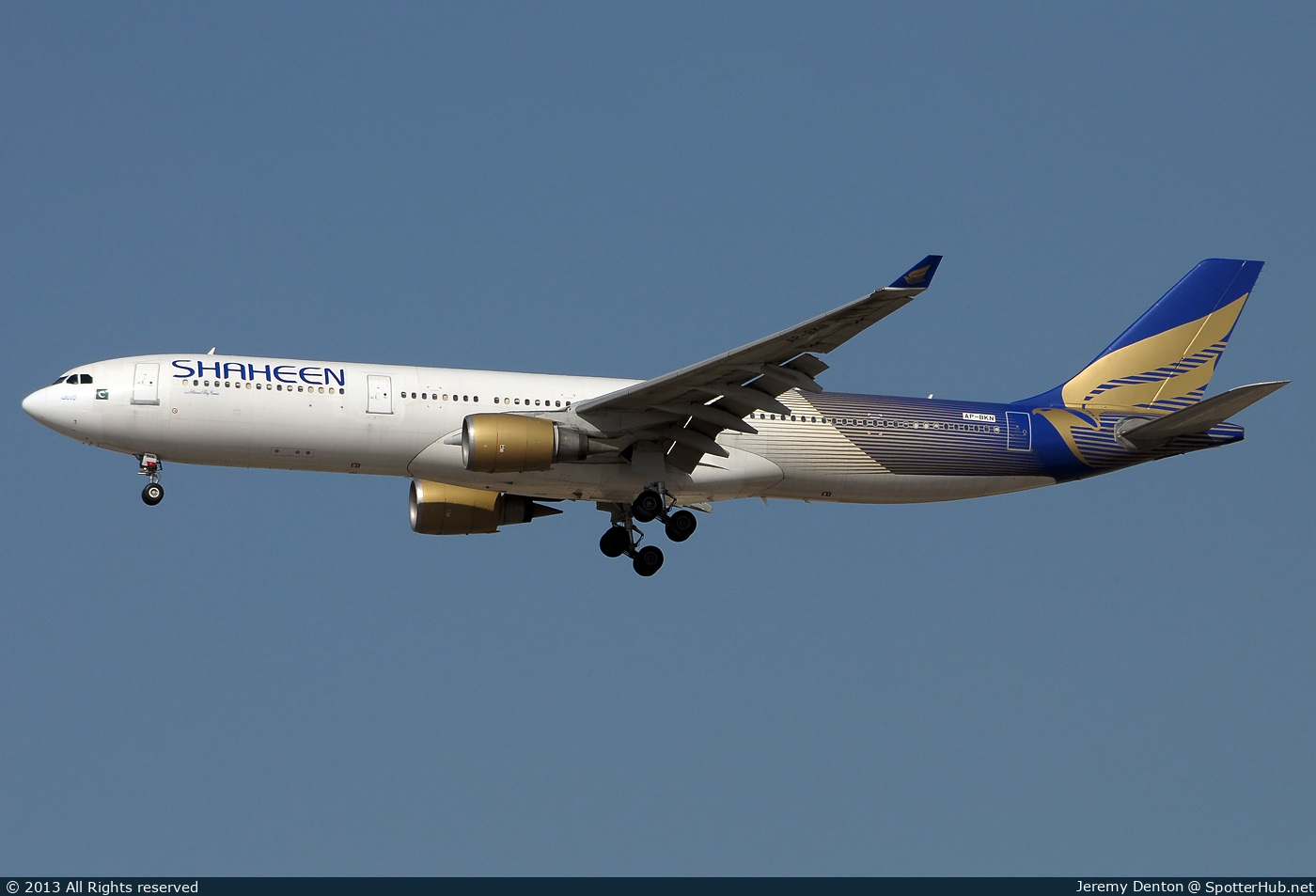 Photo of AP-BKN - Airbus A330-301 operated by Shaheen Air