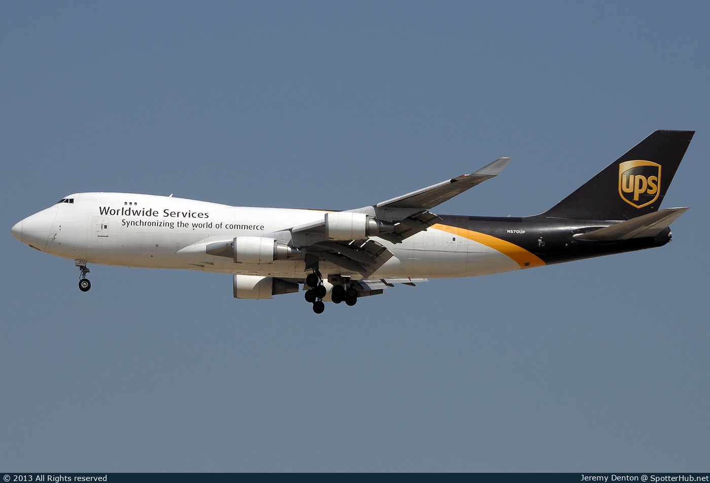 Photo of N570UP - Boeing 747-44AF operated by UPS United Parcel Service
