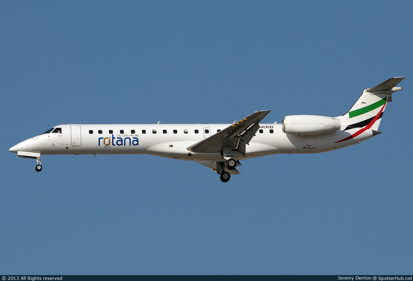 Photo of A6-RRB - Embraer ERJ-145MP operated by Rotana Jet Aviation
