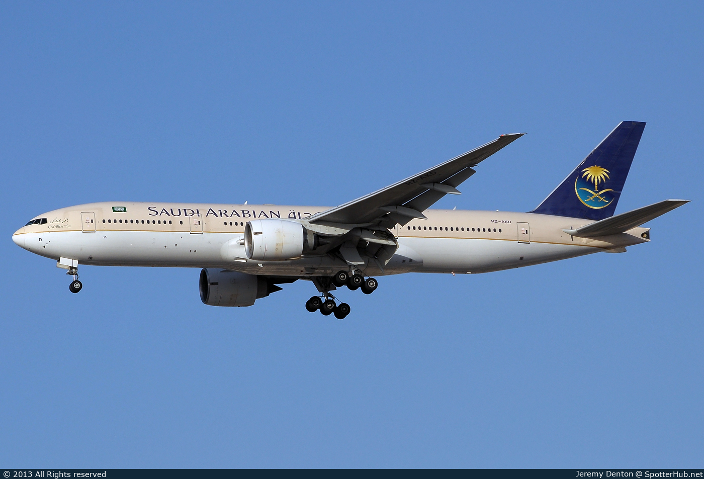 Photo of HZ-AKD - Boeing 777-268(ER) operated by Saudi Arabian Airlines