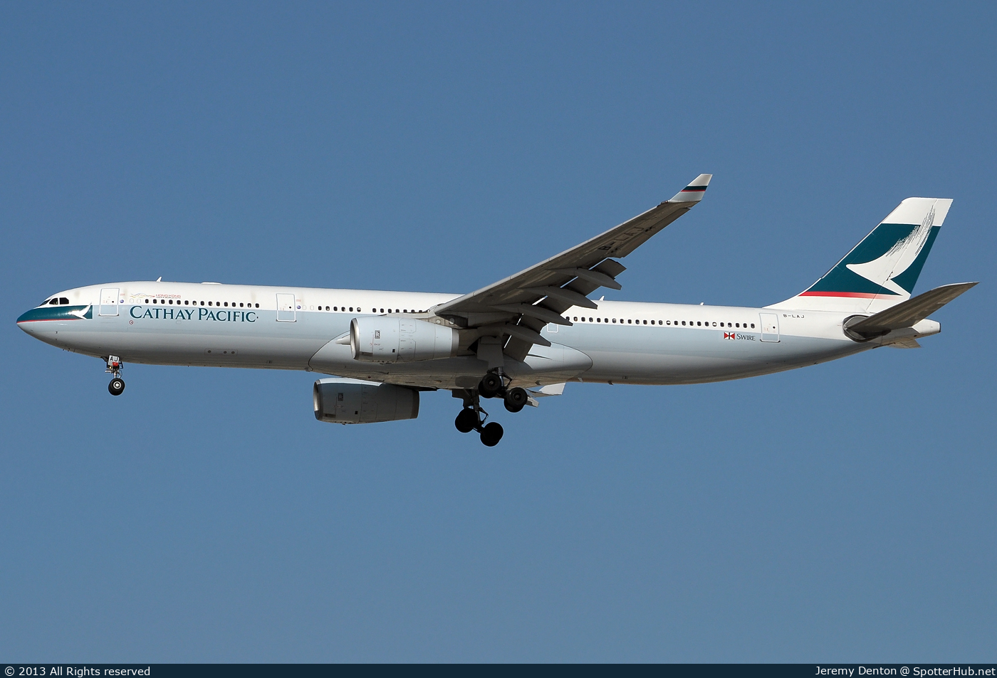 Photo of B-LAJ - Airbus A330-342 operated by Cathay Pacific Airways