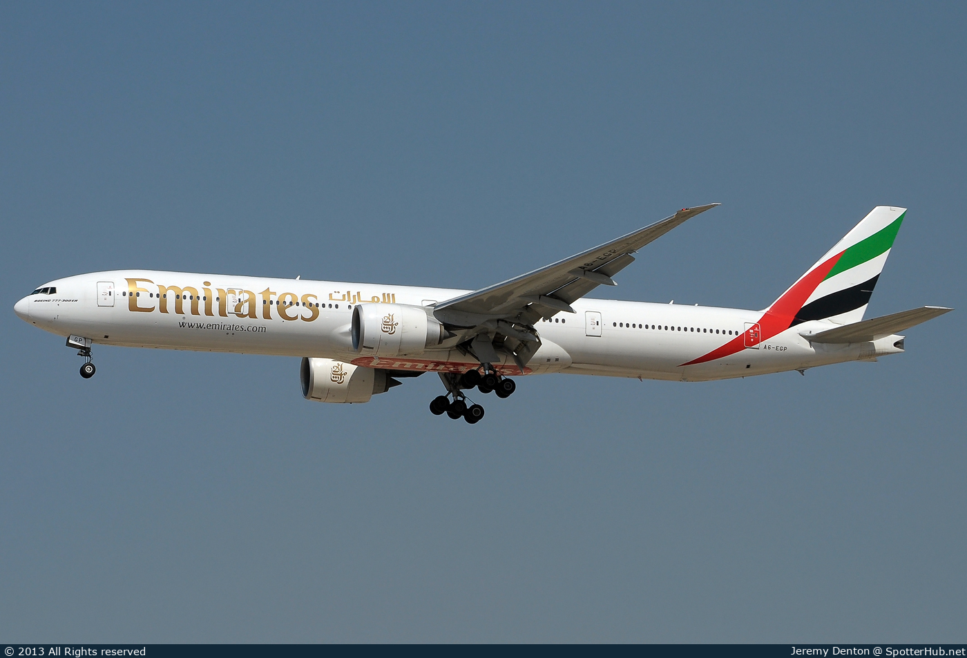 Photo of A6-EGP - Boeing 777-31H(ER) operated by Emirates
