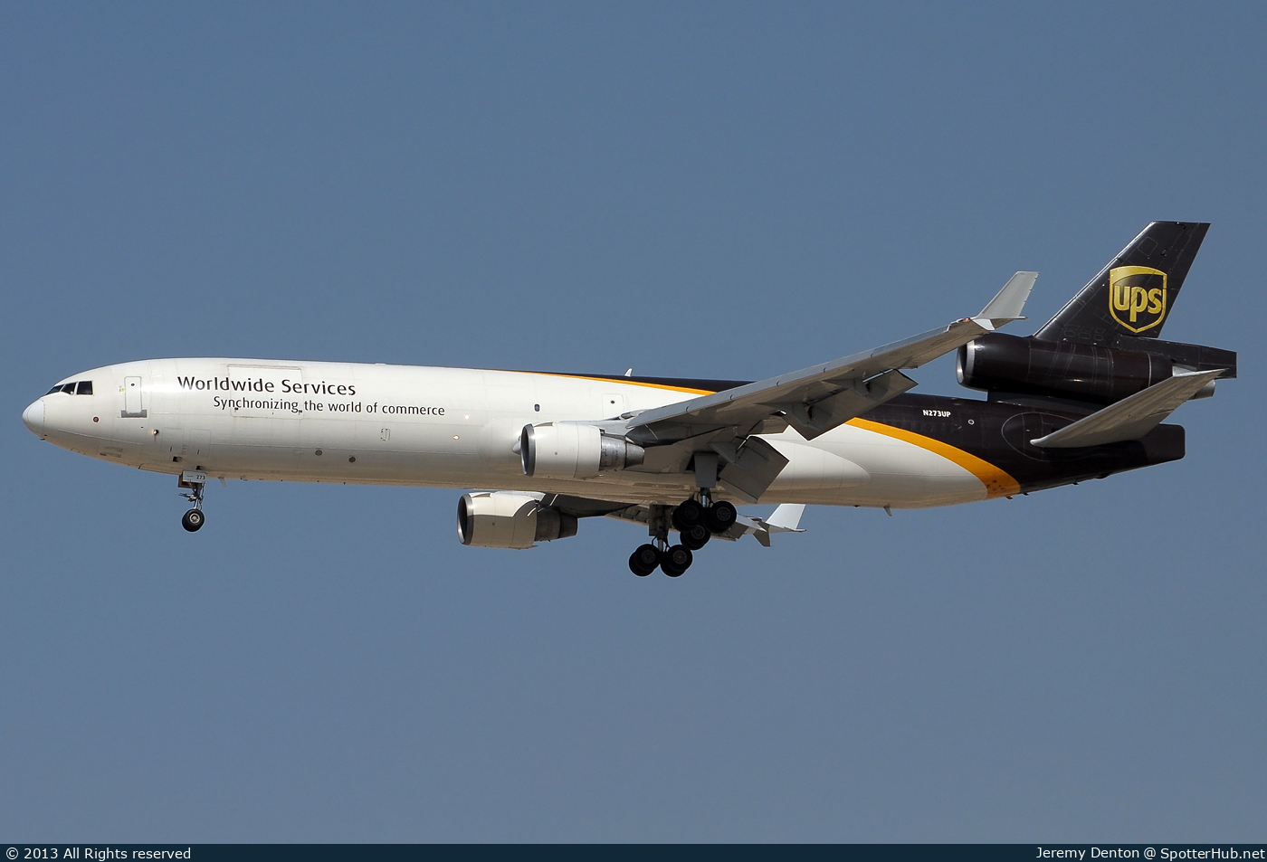 Photo of N273UP - McDonnell Douglas MD-11(F) operated by UPS United Parcel Service