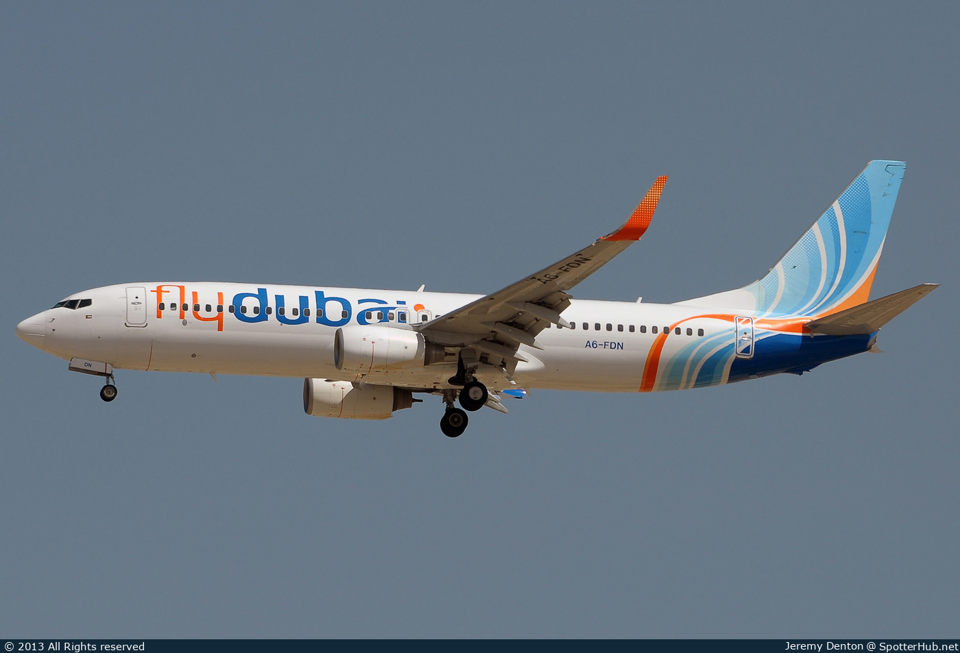 Photo of A6-FDN - Boeing 737-8KN operated by flydubai