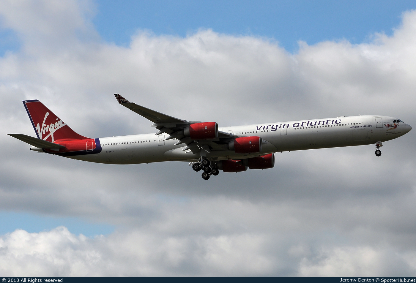 Photo of G-VNAP - Airbus A340-642 operated by Virgin Atlantic Airways