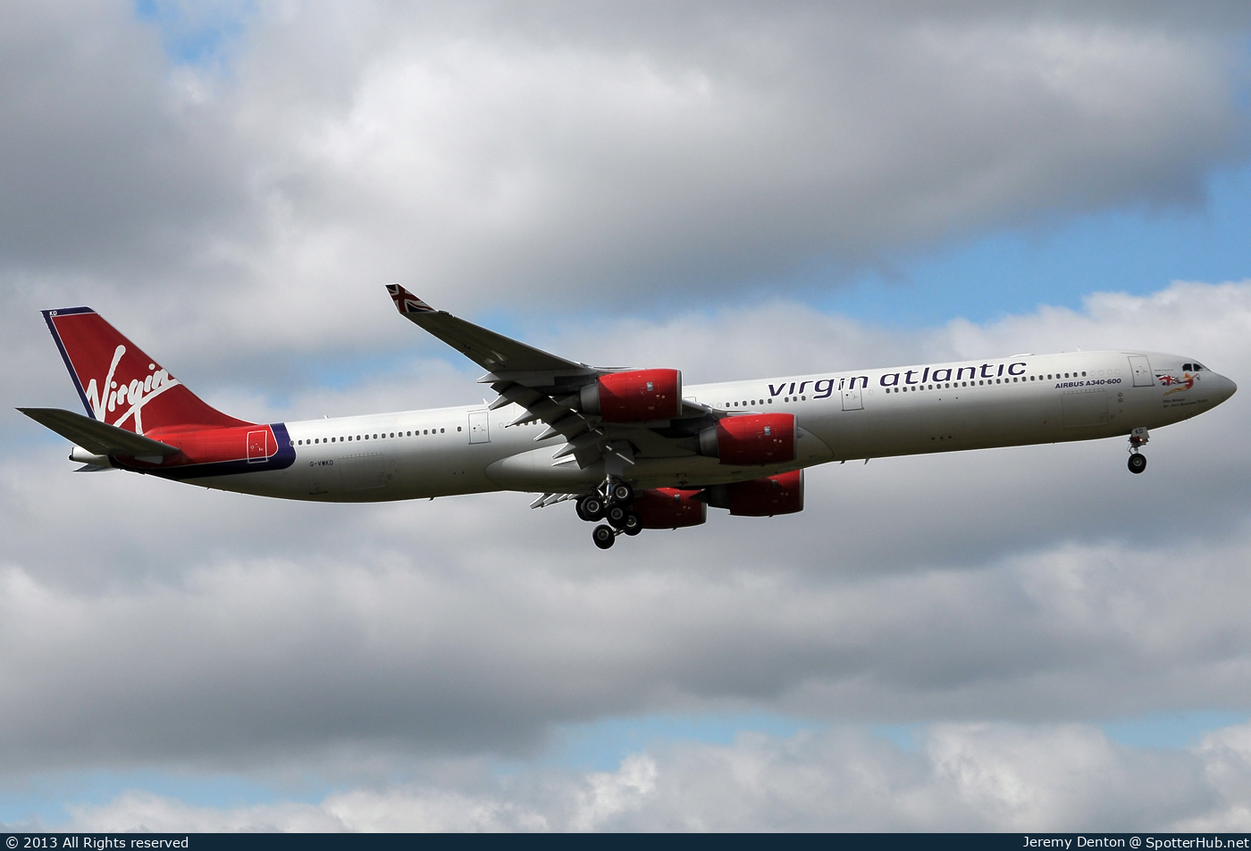 Photo of G-VWKD - Airbus A340-642 operated by Virgin Atlantic Airways