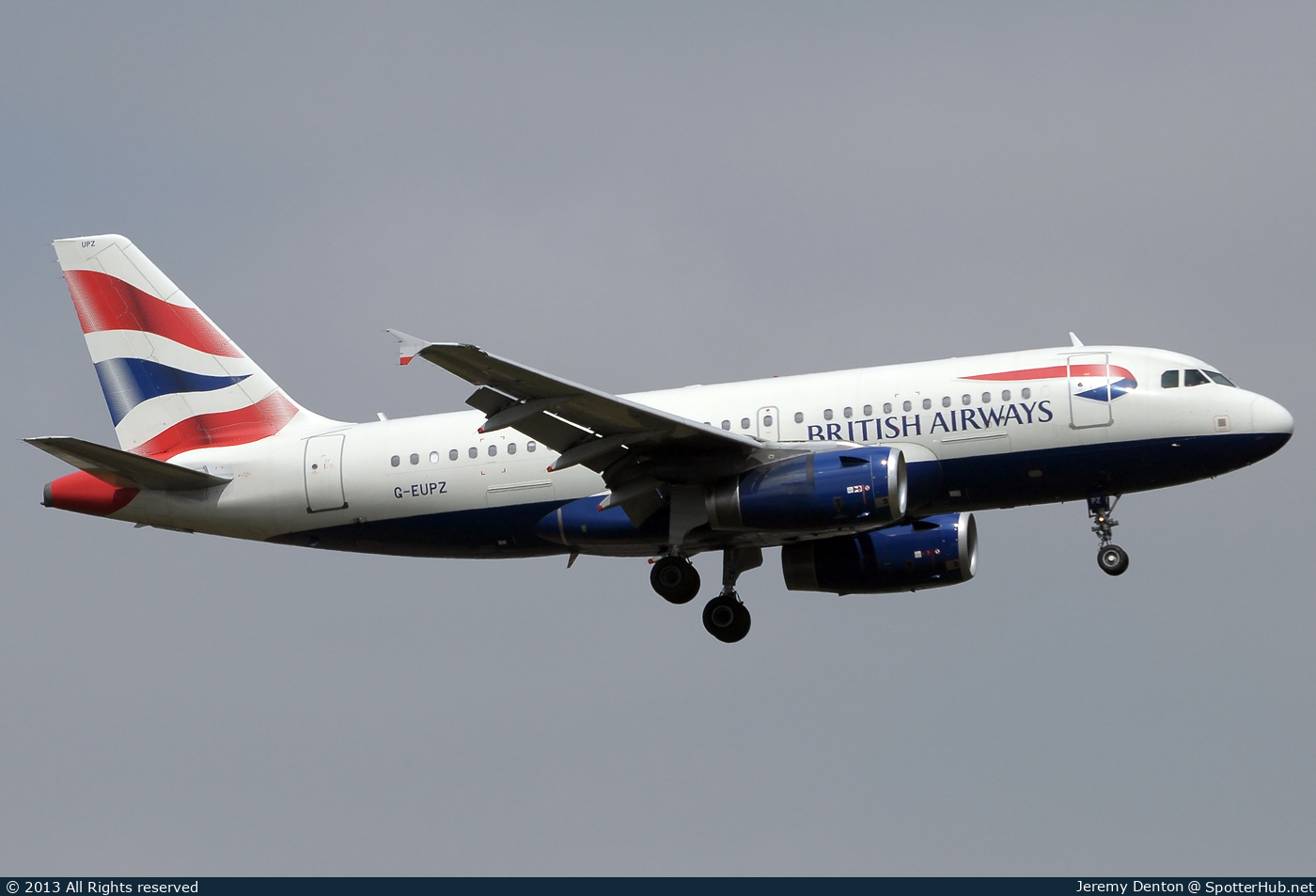 Photo of G-EUPZ - Airbus A319-131 operated by British Airways