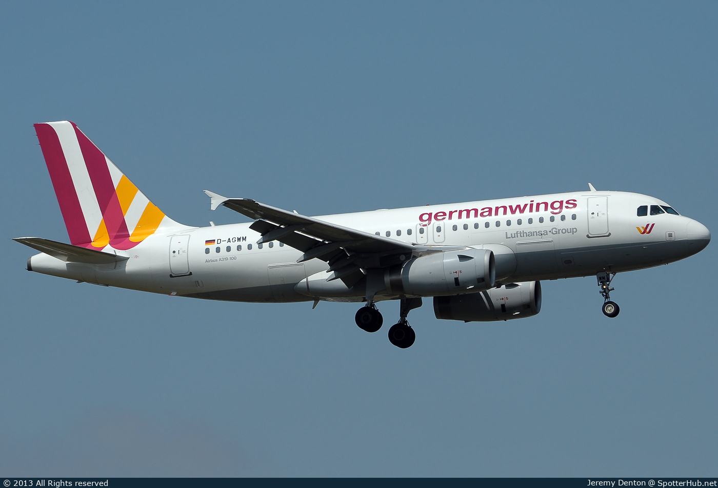 Photo of D-AGWM - Airbus A319-132 operated by Germanwings