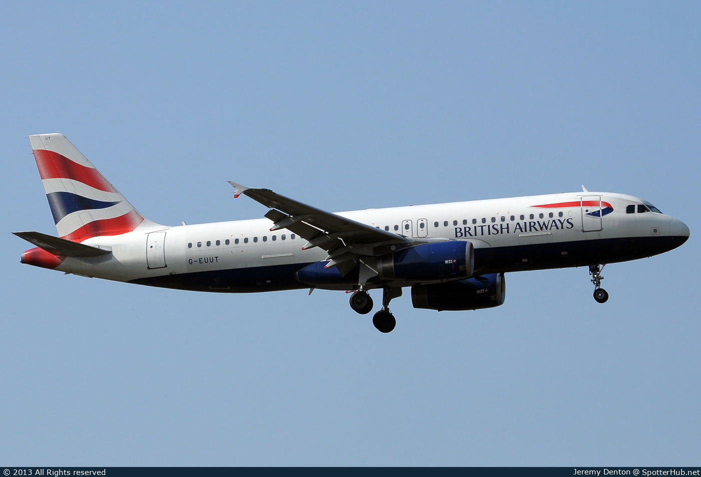 Photo of G-EUUT - Airbus A320-232 operated by British Airways