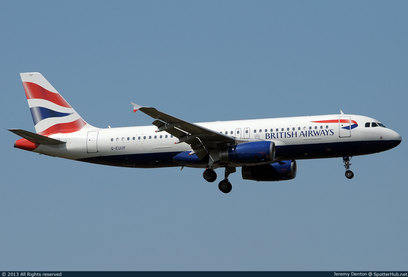 Photo of G-EUUF - Airbus A320-232 operated by British Airways