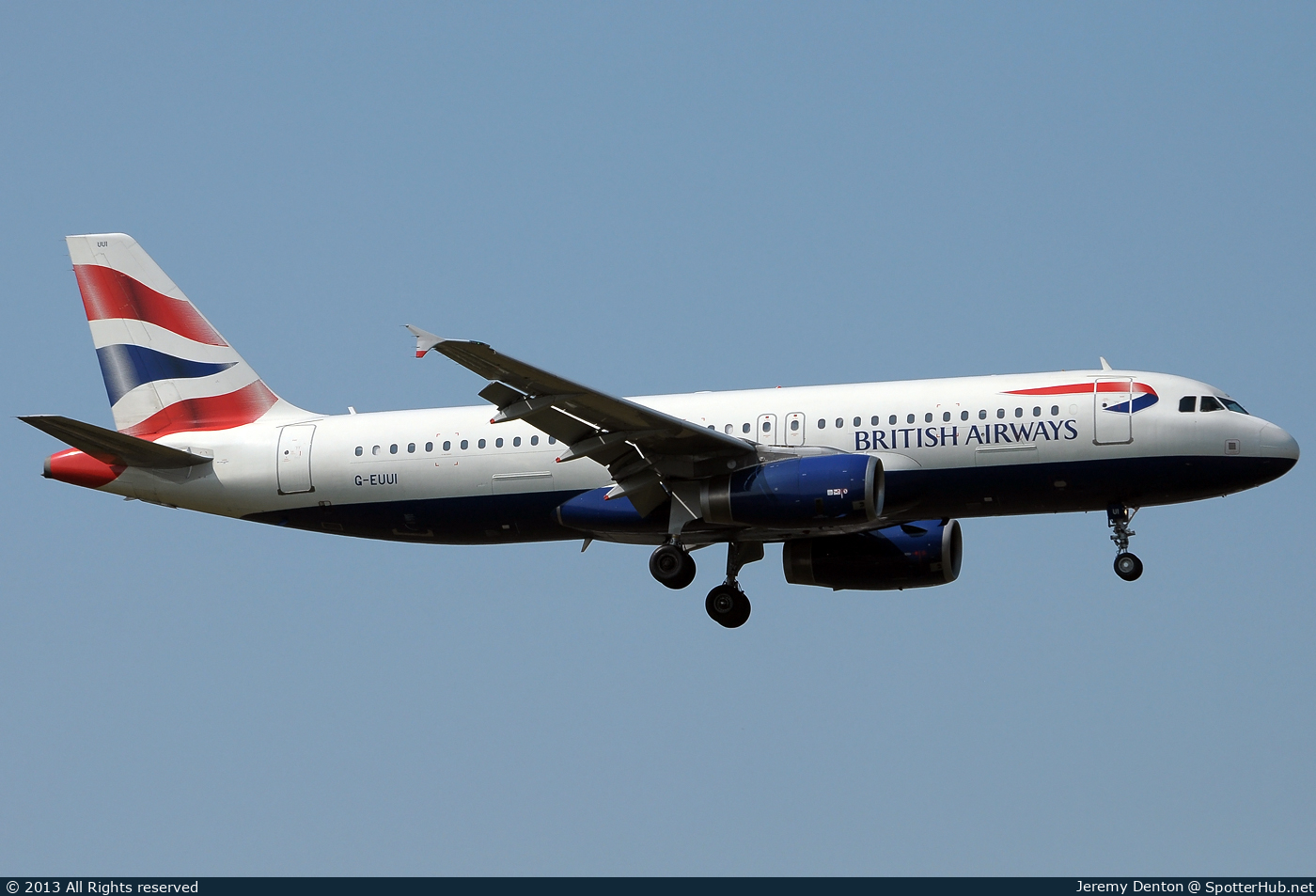 Photo of G-EUUI - Airbus A320-232 operated by British Airways