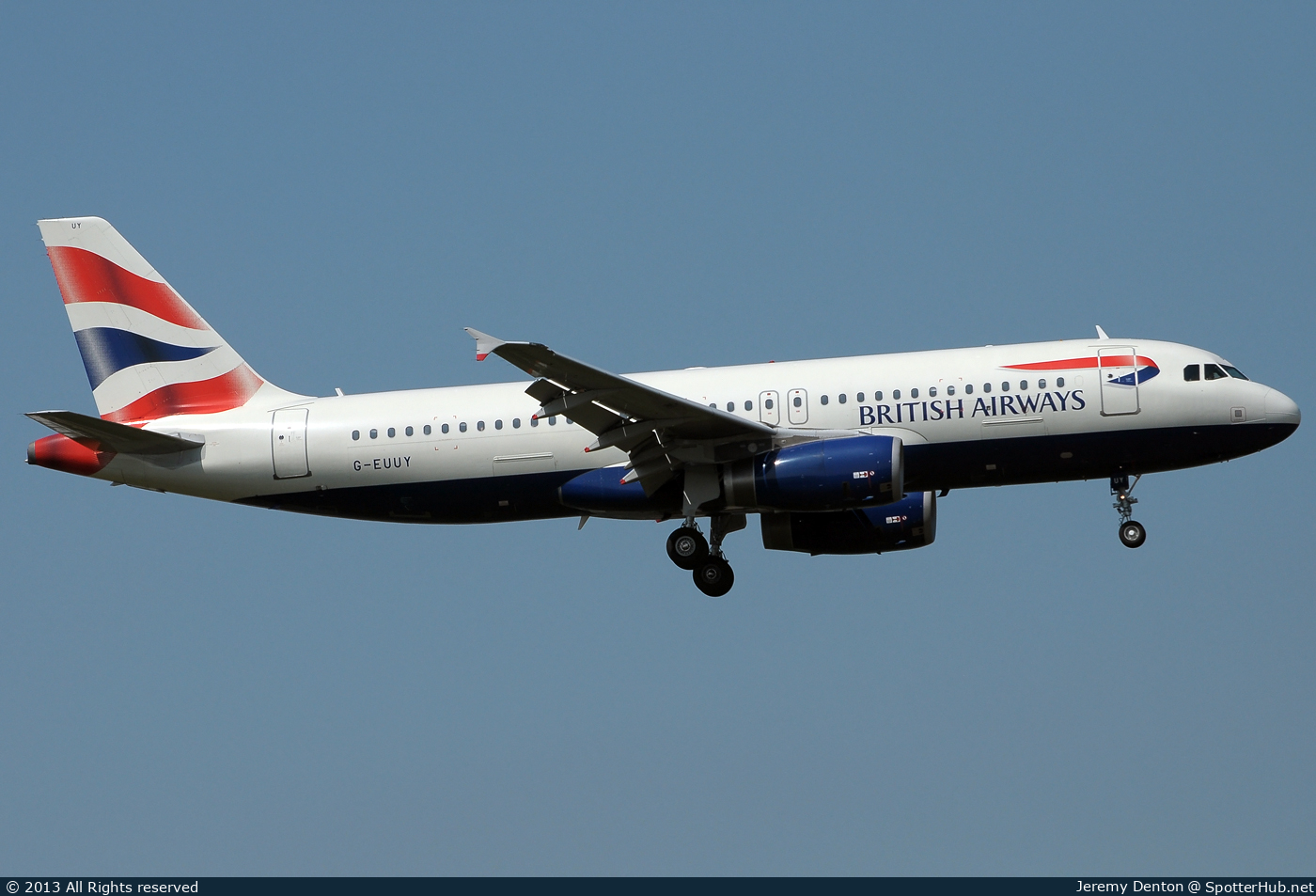 Photo of G-EUUY - Airbus A320-232 operated by British Airways