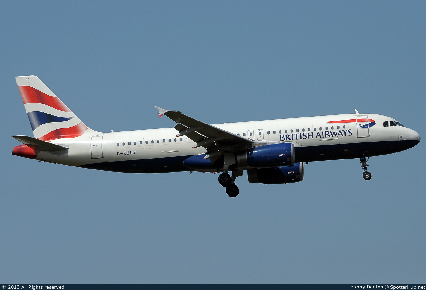 Photo of G-EUUV - Airbus A320-232 operated by British Airways