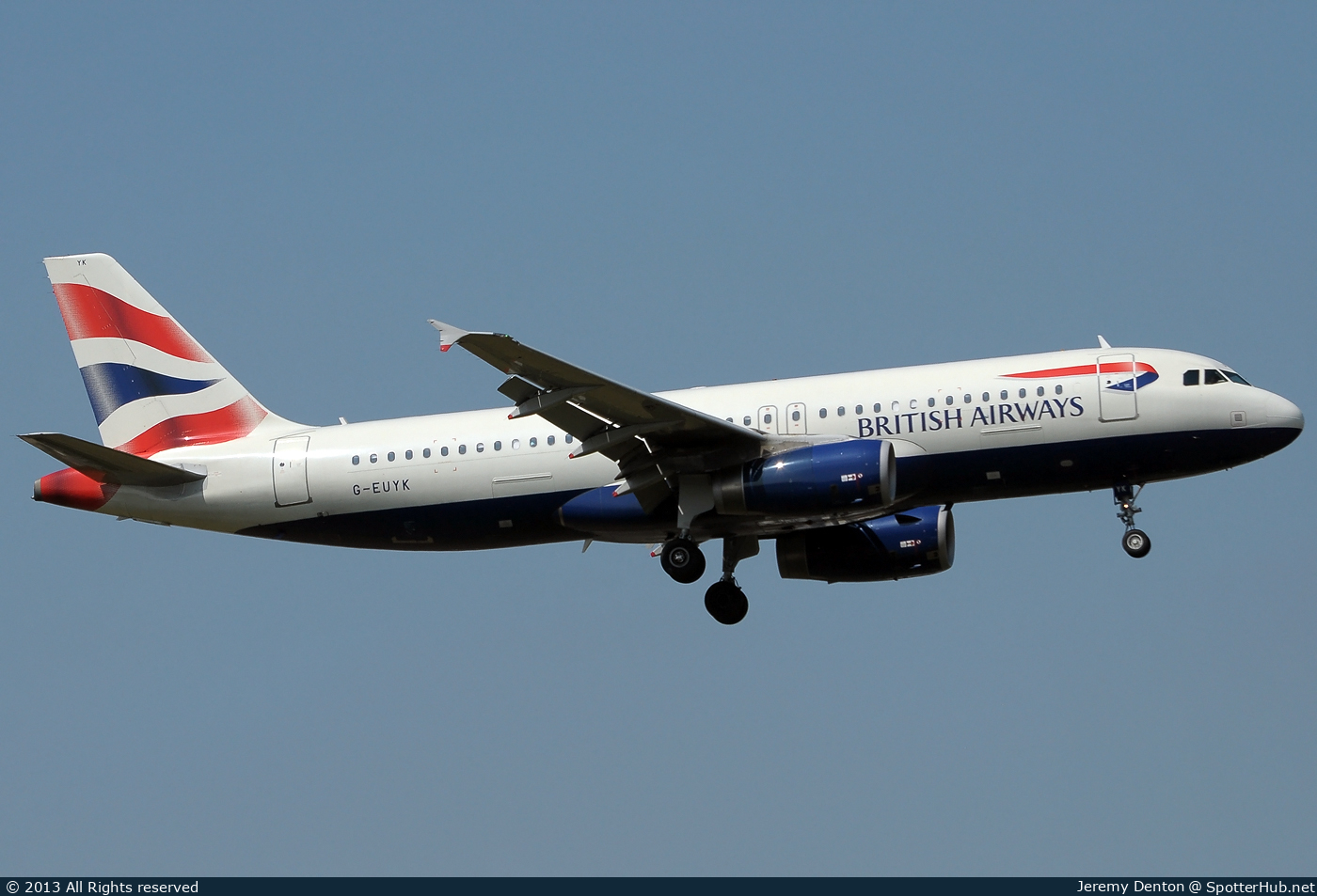 Photo of G-EUYK - Airbus A320-232 operated by British Airways