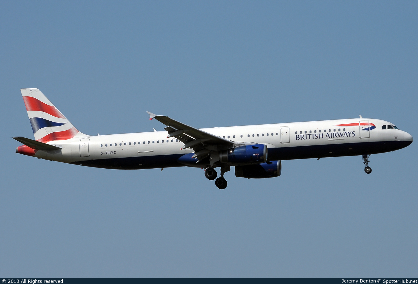 Photo of G-EUXC - Airbus A321-231 operated by British Airways