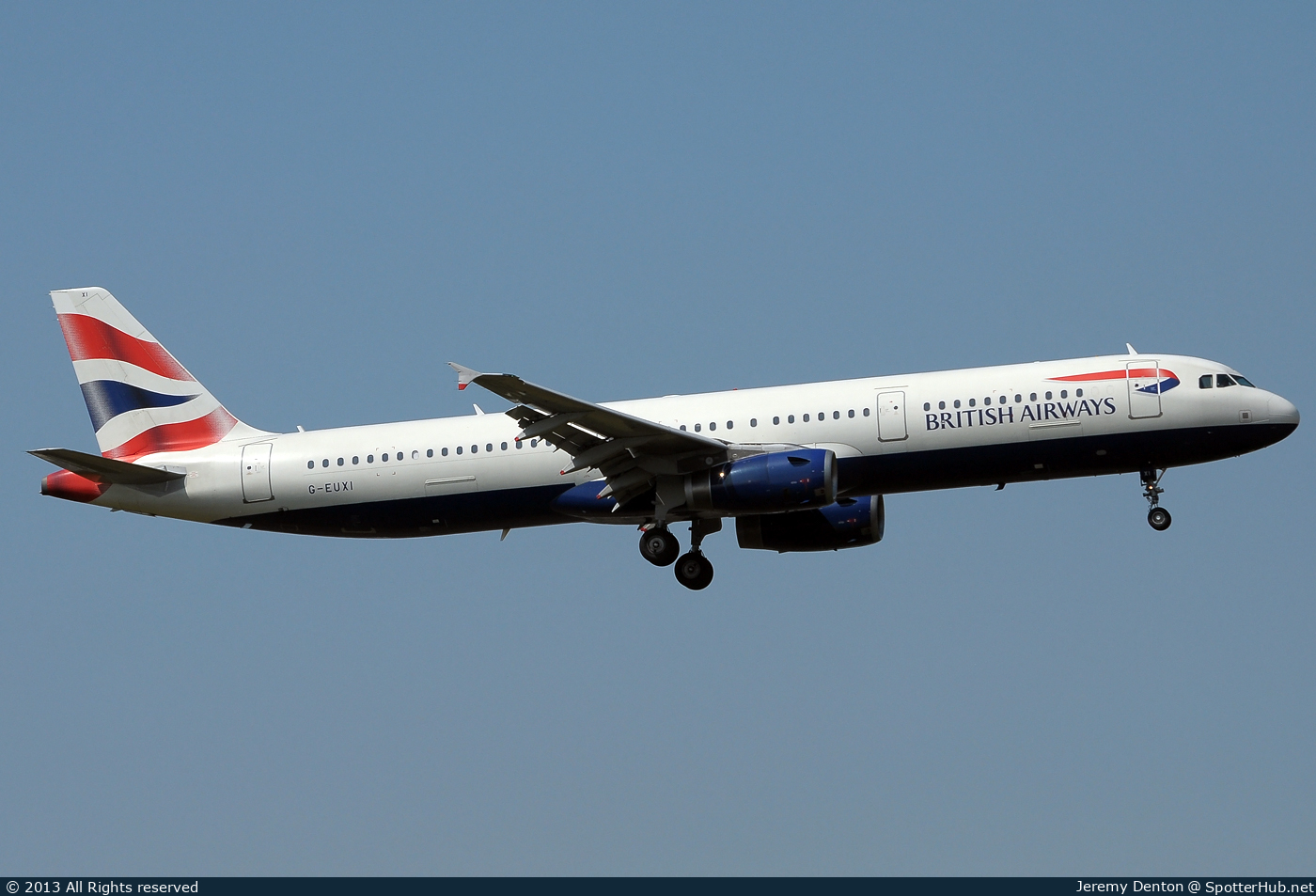 Photo of G-EUXI - Airbus A321-231 operated by British Airways
