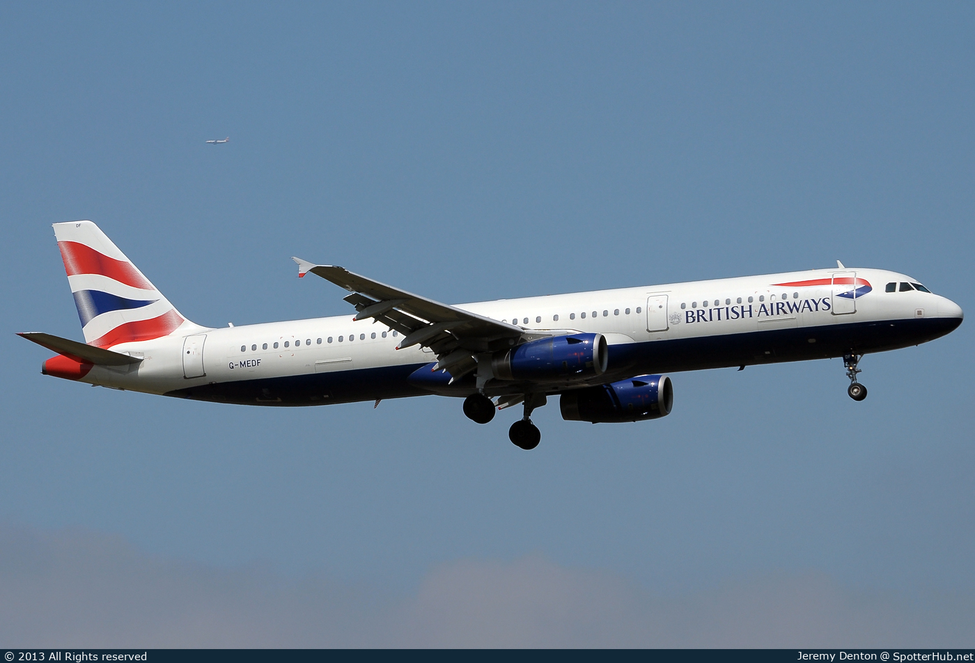 Photo of G-MEDF - Airbus A321-231 operated by British Airways