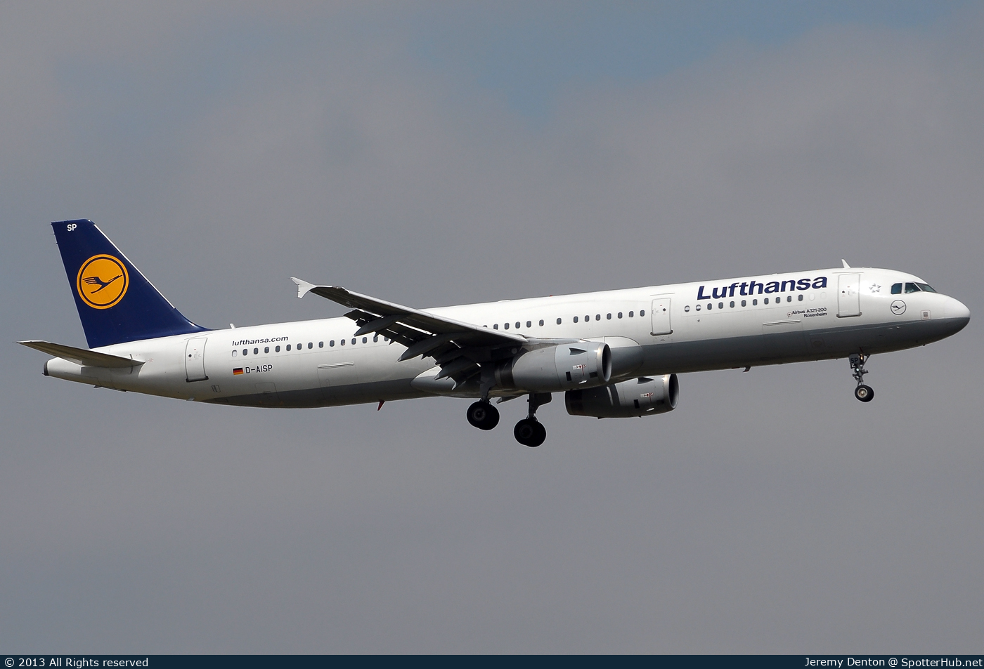Photo of D-AISP - Airbus A321-231 operated by Lufthansa