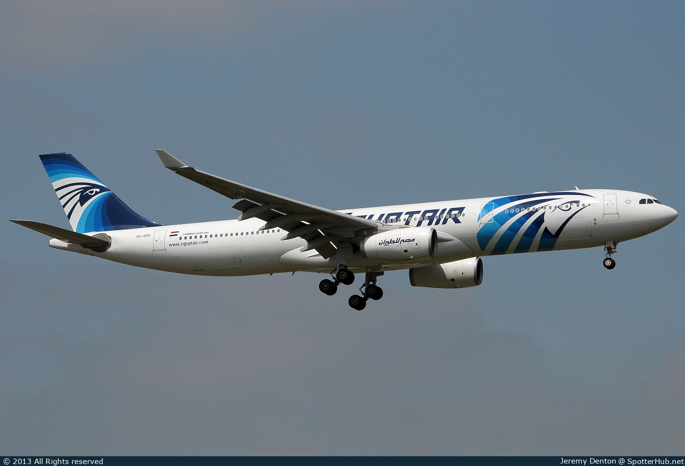 Photo of SU-GDU - Airbus A330-343 operated by Egyptair