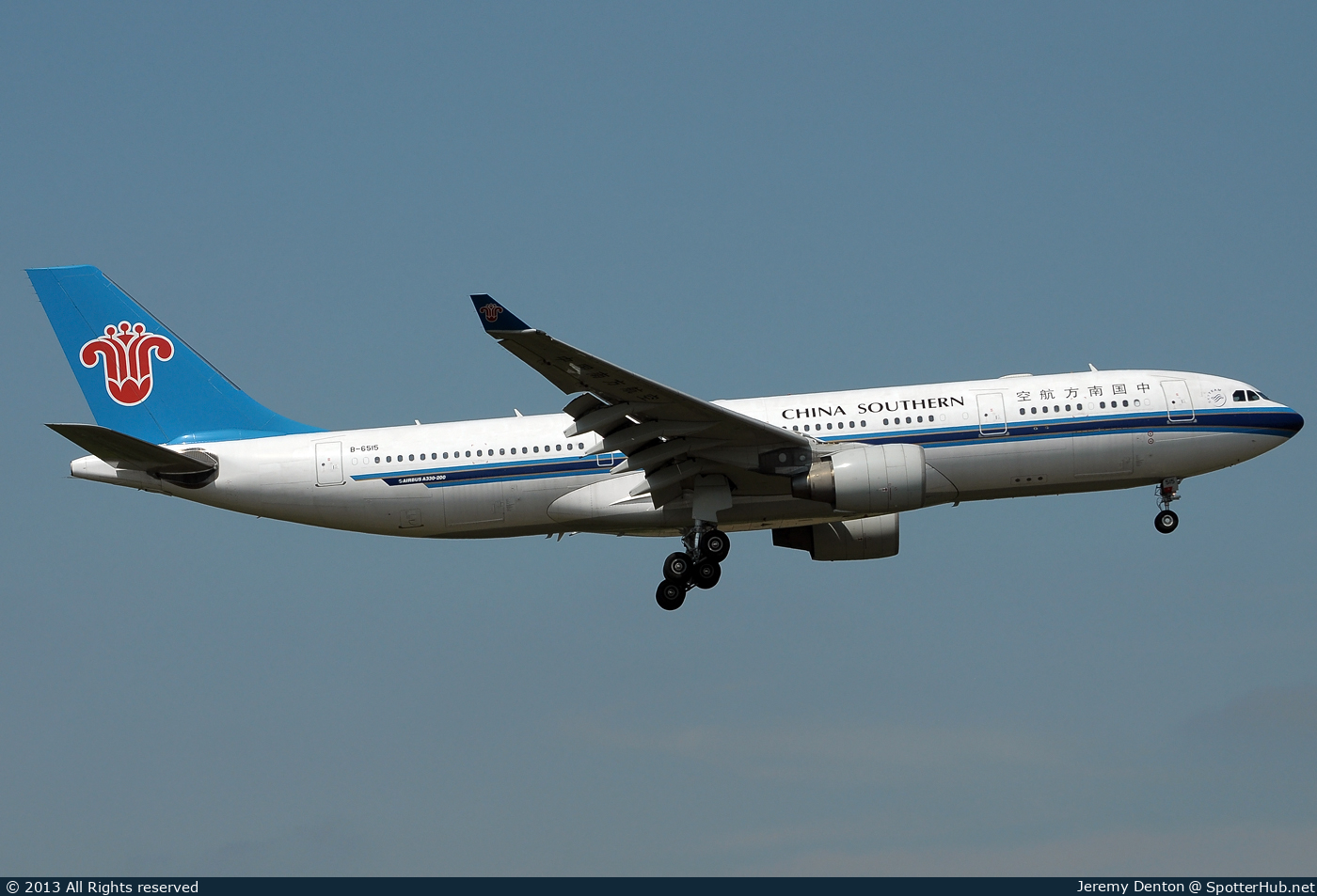 Photo of B-6515 - Airbus A330-223 operated by China Southern Airlines