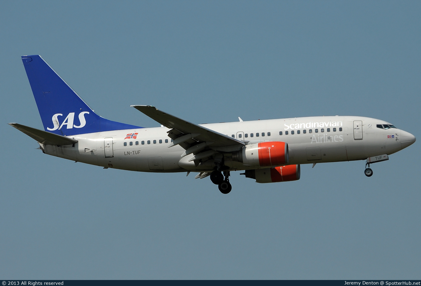 Photo of LN-TUF - Boeing 737-705 operated by SAS Scandinavian Airlines