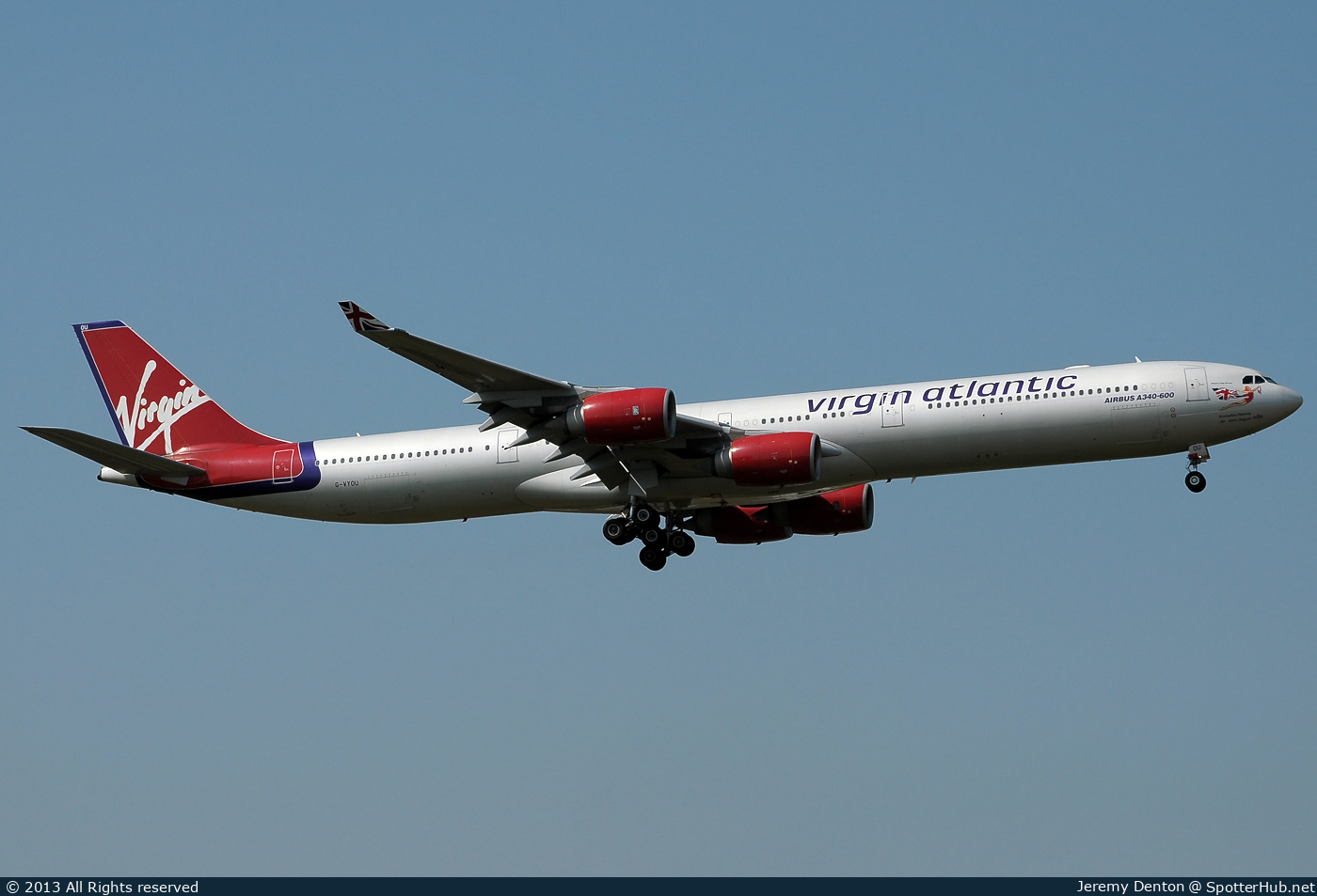 Photo of G-VYOU - Airbus A340-642 operated by Virgin Atlantic Airways