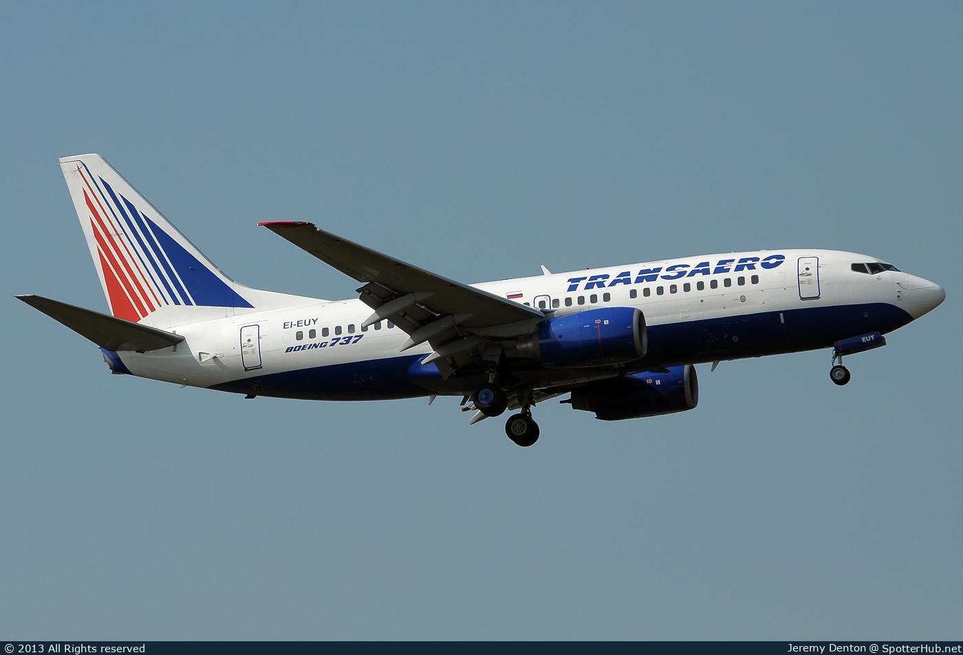 Photo of EI-EUY - Boeing 737-7Q8 operated by Transaero
