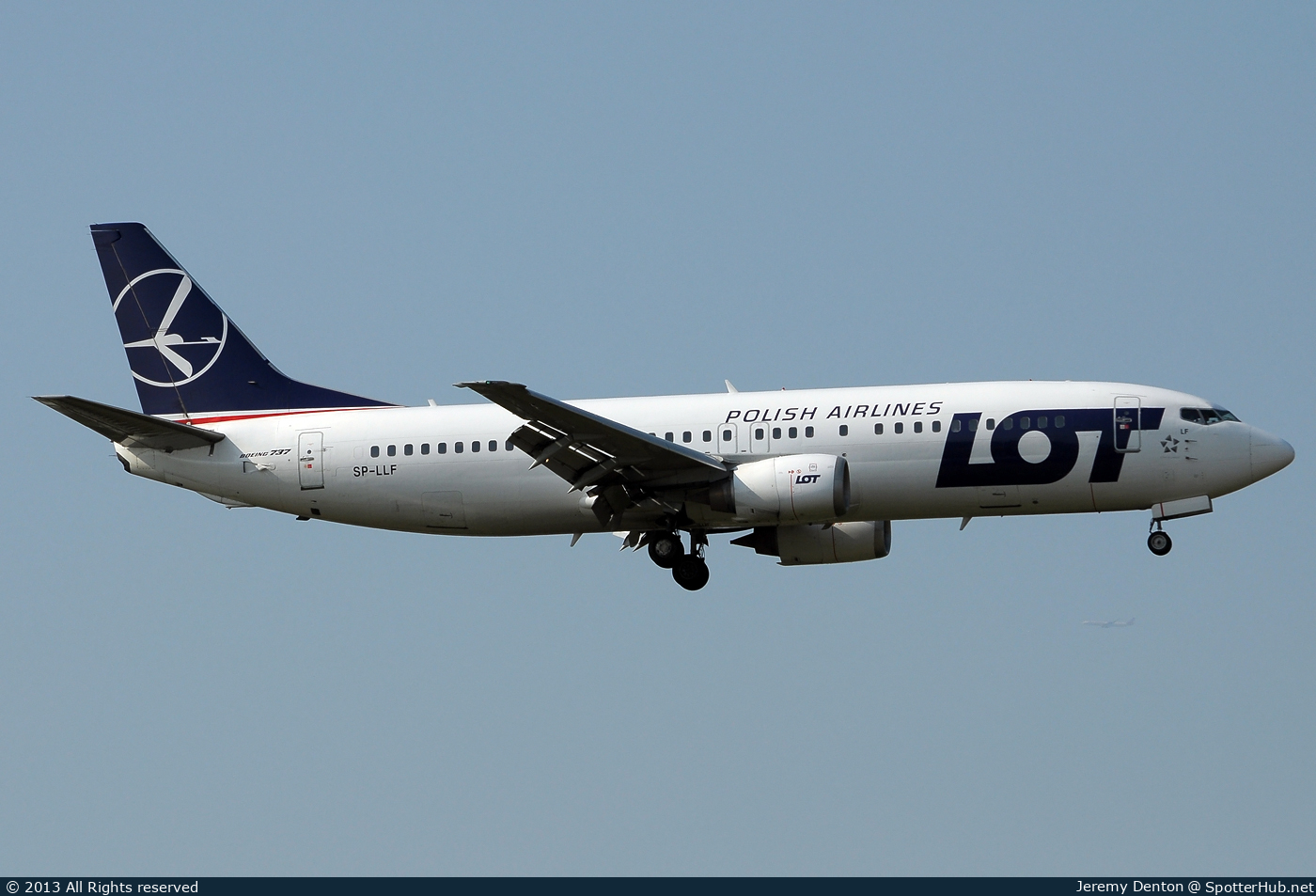 Photo of SP-LLF - Boeing 737-45D operated by LOT Polish Airlines