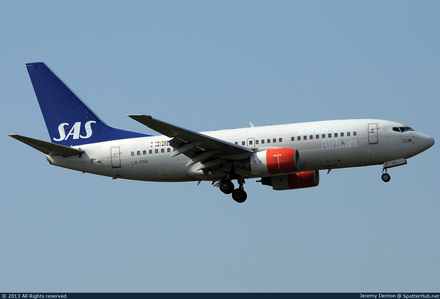 Photo of LN-RNN - Boeing 737-783 operated by SAS Scandinavian Airlines
