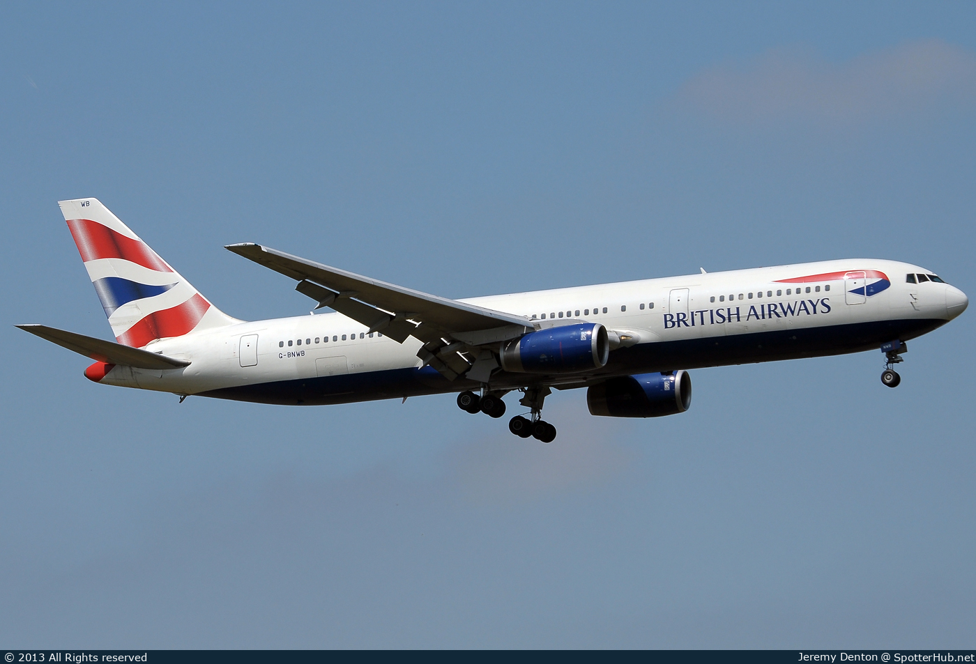 Photo of G-BNWB - Boeing 767-336(ER) operated by British Airways