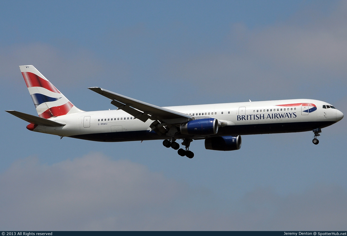 Photo of G-BNWU - Boeing 767-336(ER) operated by British Airways