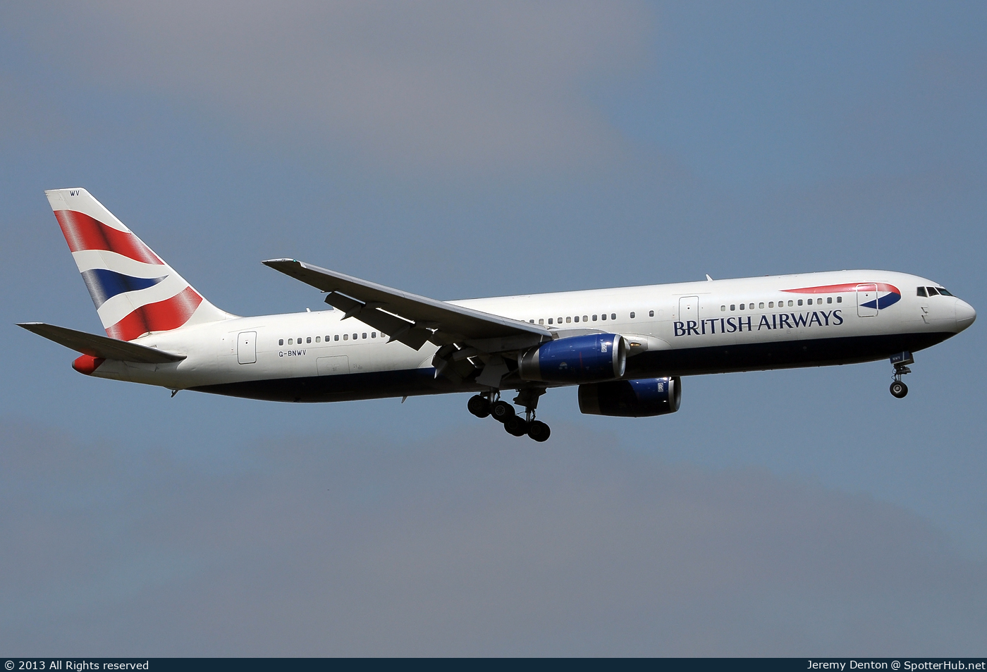 Photo of G-BNWV - Boeing 767-336(ER) operated by British Airways