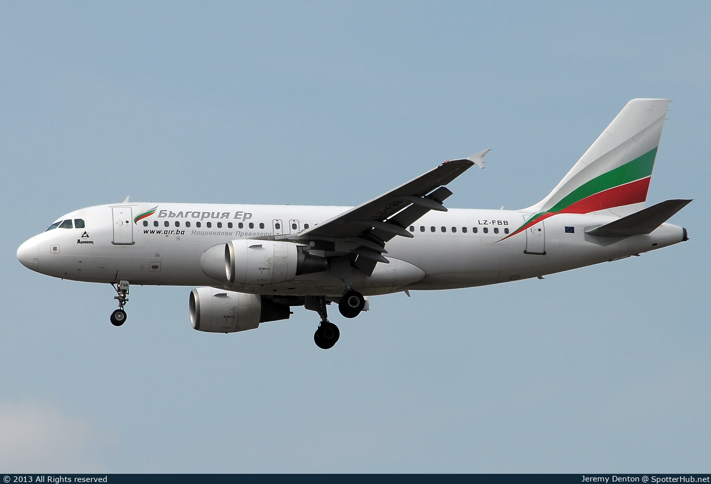 Photo of LZ-FBB - Airbus A319-112 operated by Bulgaria Air