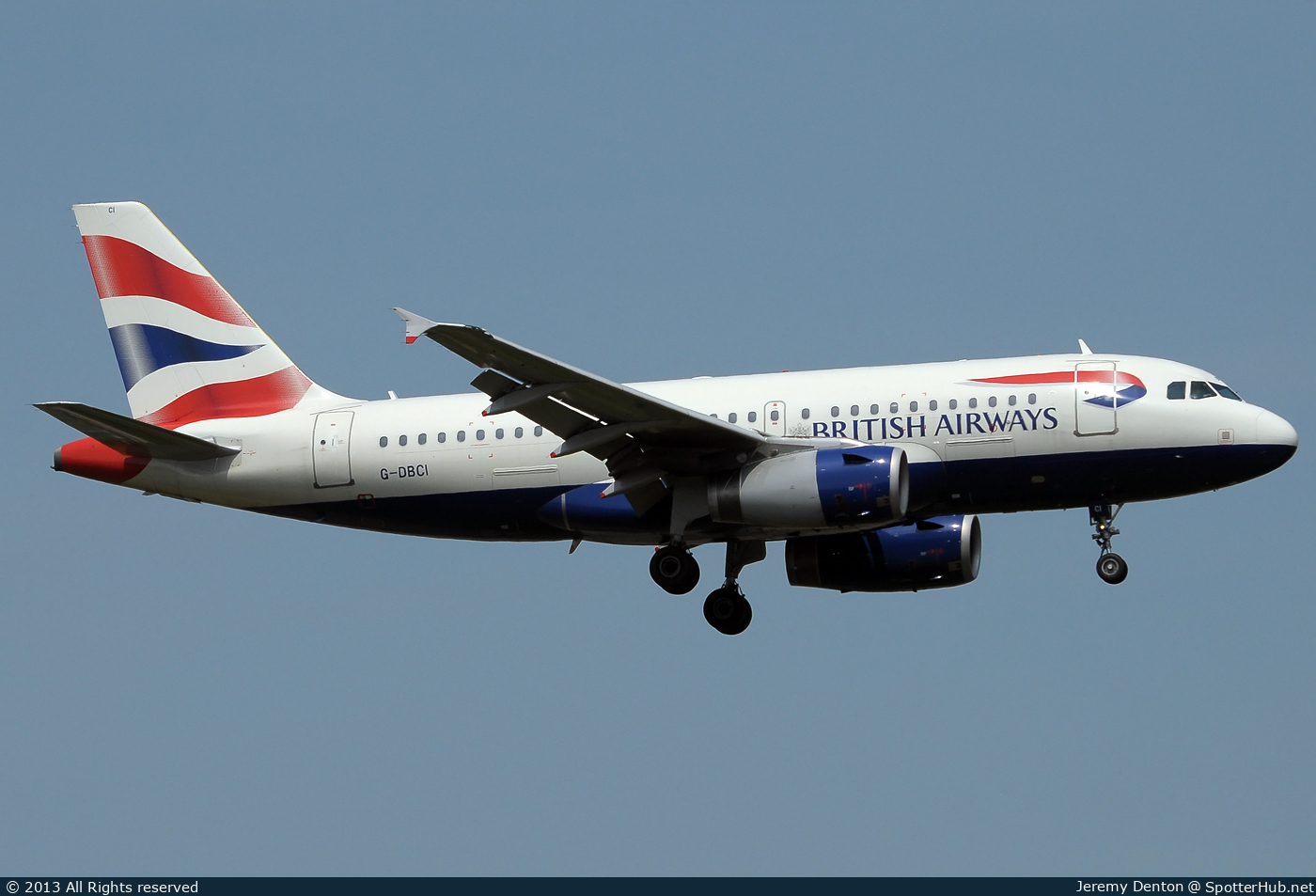 Photo of G-DBCI - Airbus A319-131 operated by British Airways
