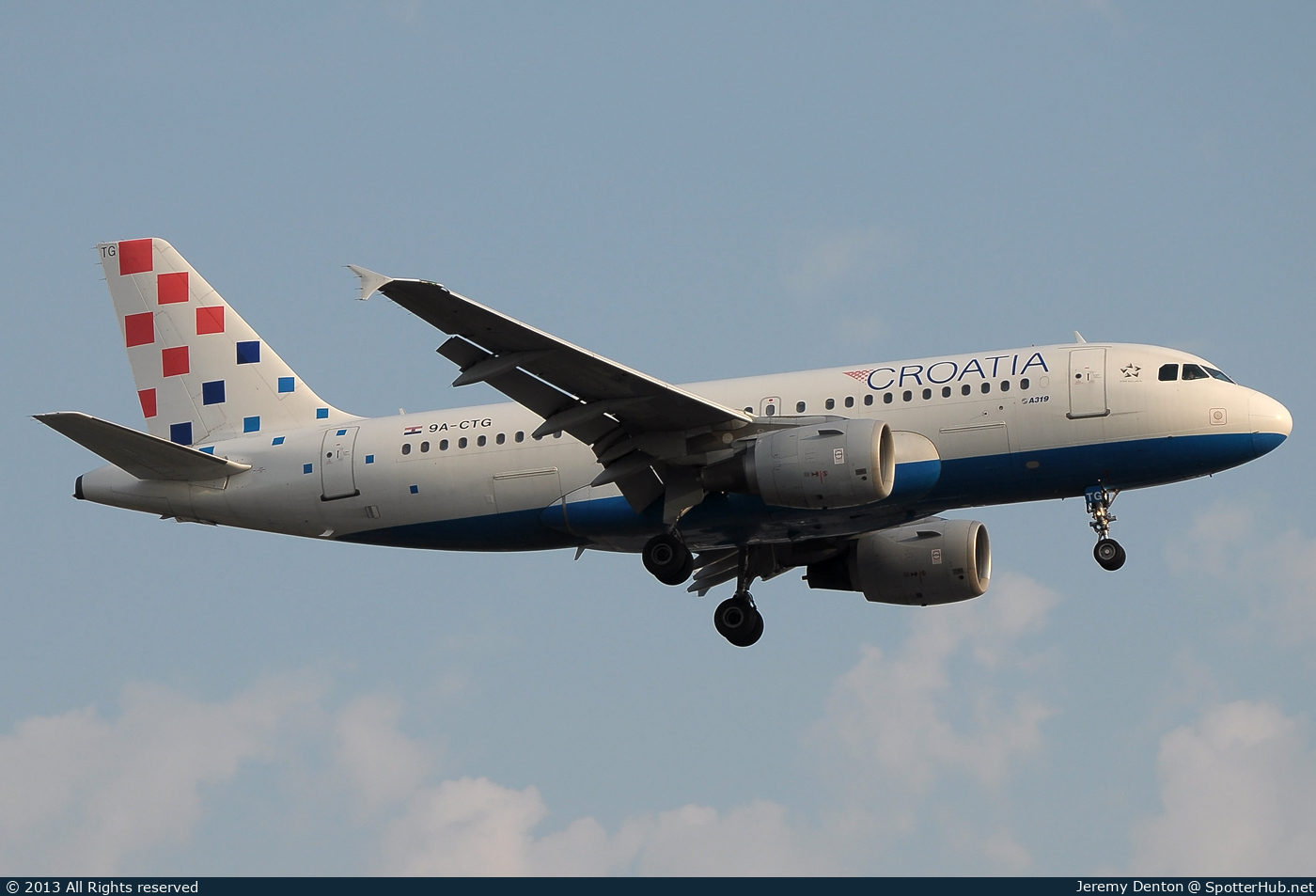Photo of 9A-CTG - Airbus A319-112 operated by Croatia Airlines